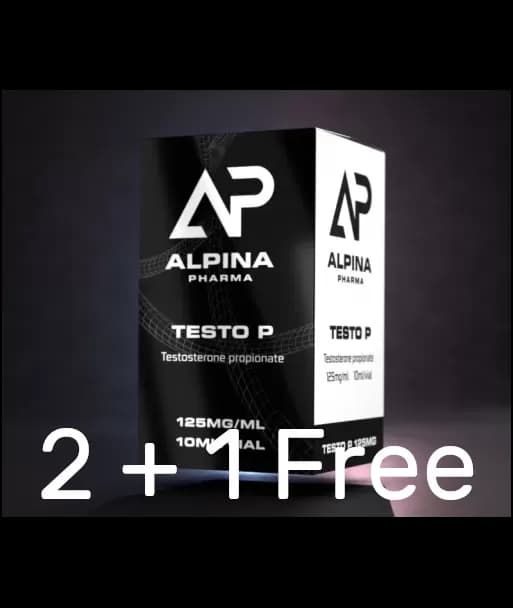 2 x Alpina Testo P 125mg 10ml + 1 FREE