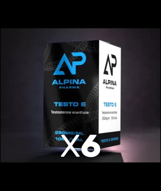 6 x Alpina Testosterone E 250Mg 10Ml